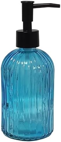 Blue Glass Soap Dispenser Set by YYTSGG