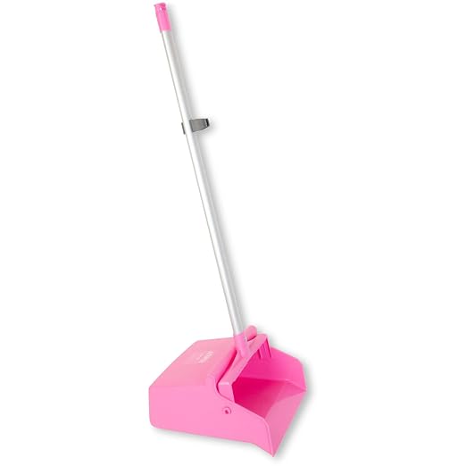 SPARTA Upright Dustpan with Aluminum Handle, Serrated Edge by CarlisleFoodServiceProducts