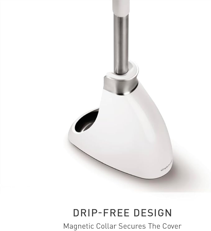 simplehuman Toilet Brush with Caddy, Stainless Steel - Image 3