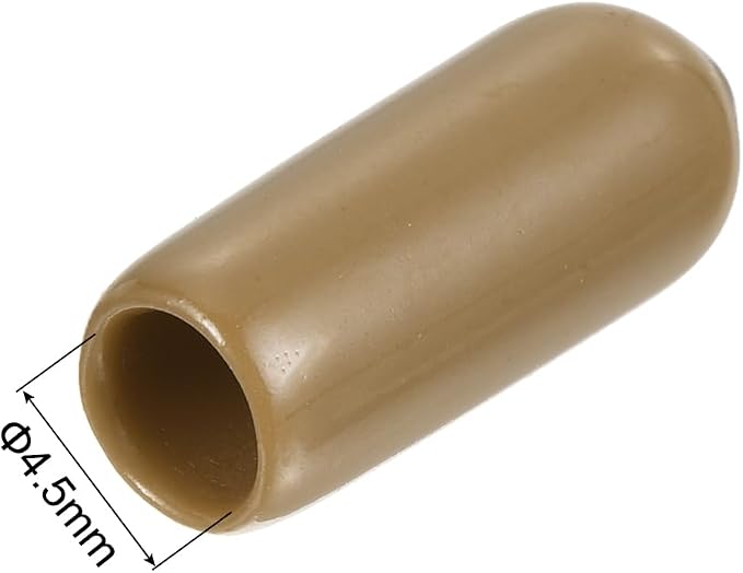 uxcell 20pcs Rubber End Caps 4.5mm ID Vinyl PVC Round Tube Bolt Cap Cover Screw - Image 3