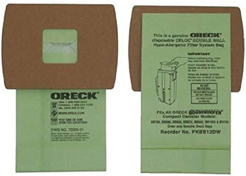Dirt Devil Microfresh Vacuum Cleaner Bags, Type F, Part # 3300480001, Dirt - Image 2