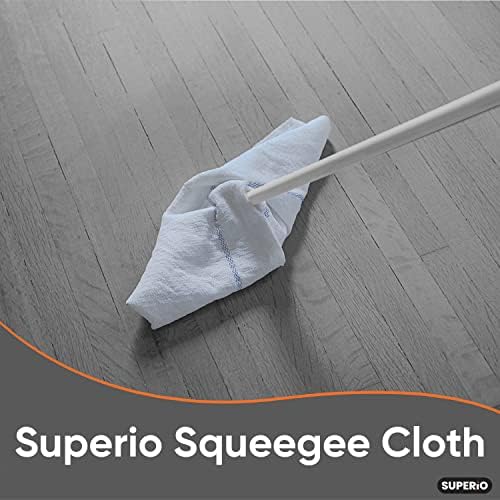 Superio White Squeegee Cloths for Cuban-Style Mop, Israeli Spunja Cleaning Mop - Image 6