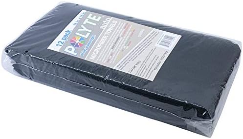 POLYTE Premium Microfiber Cleaning Towel, 16 x 16 in, 12 Pack - Image 6