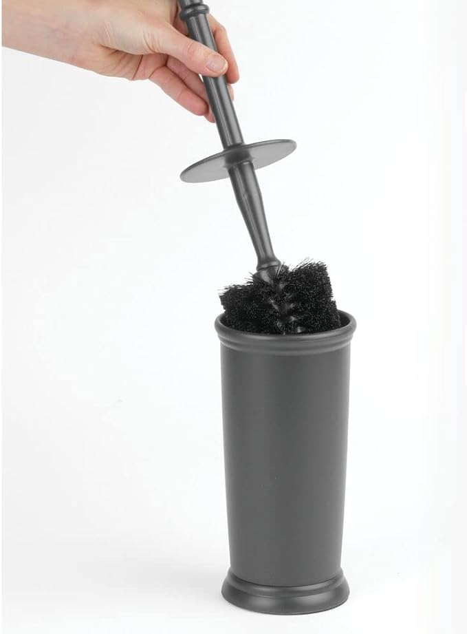 mDesign Toilet Bowl Brush and Holder - Image 3