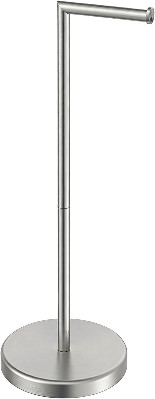BWE Brushed Nickel Toilet Paper Holder Stand SUS304 Stainless Steel Modern by BWE
