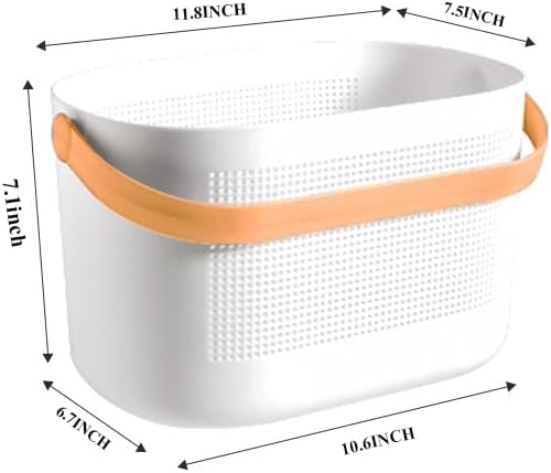 Plastic Bathroom Caddy, Portable Hard Shower Caddy - Image 3
