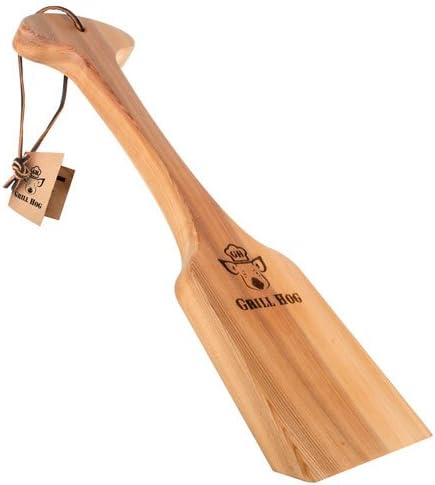 Grill Dog Cedar Hog BBQ Grill Brush Scraper by Grill+Gourmet