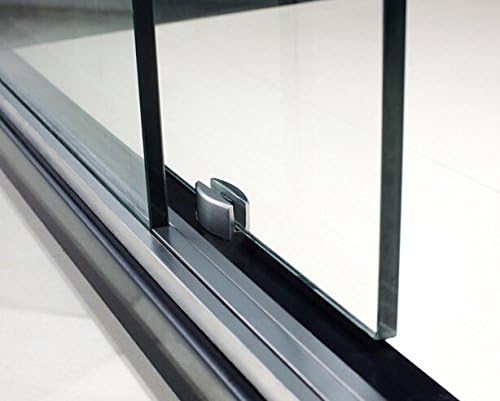 DIYHD 5FT Frameless Sliding Glass Shower Door Hardware, Stainless Steel Twin - Image 4