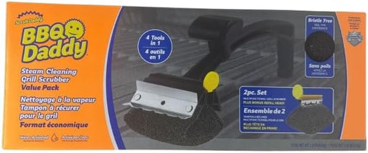 Scrub Daddy - BBQ Daddy Steam Cleaning Grill Scrubber Value Pack, Durable & by ScrubDaddy