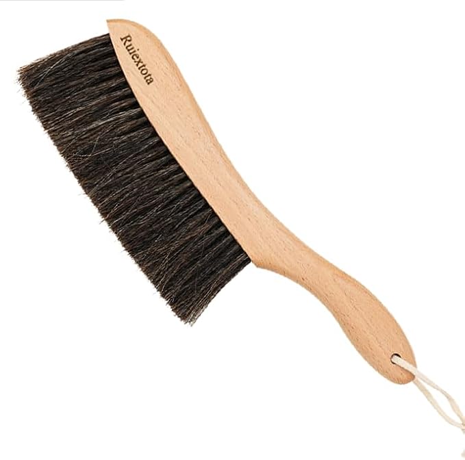 Horse Hair Brush Hand Broom Dusting Brush by Unknown