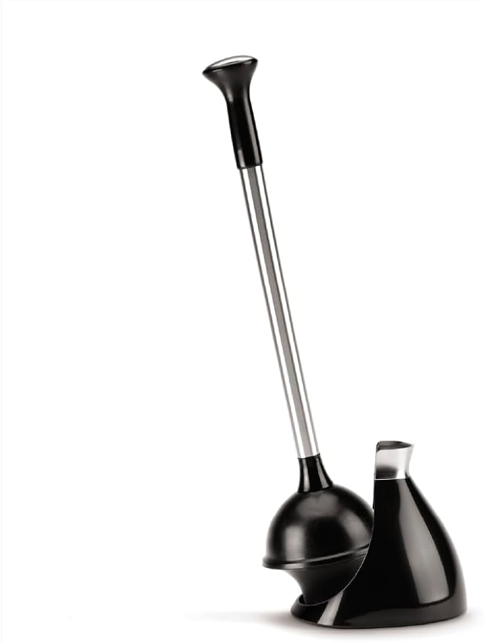 simplehuman Toilet Plunger and Caddy Stainless Steel by Simplehuman