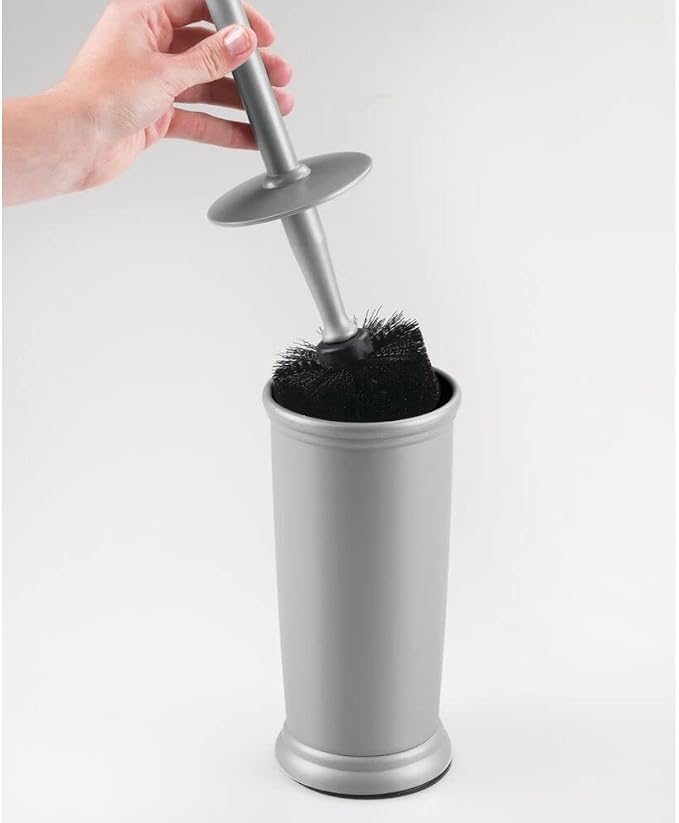 mDesign Toilet Bowl Brush and Holder - Image 3