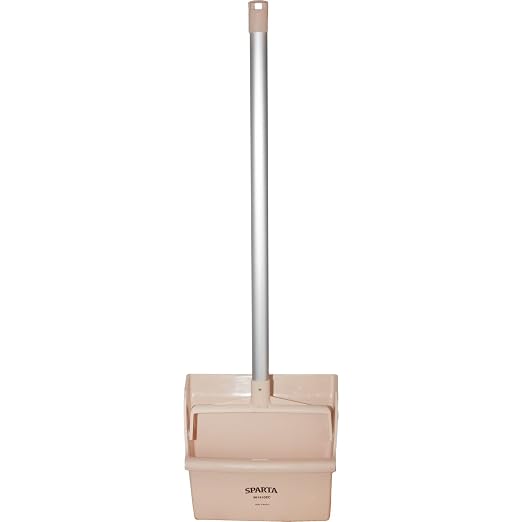 SPARTA Upright Dustpan with Aluminum Handle, Serrated Edge - Image 2