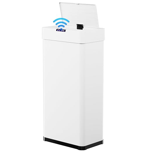 TLSUNNY 18.5 Gallon Motion Sensor Trash Can, Touchless Automatic Garbage Can by TLSUNNY