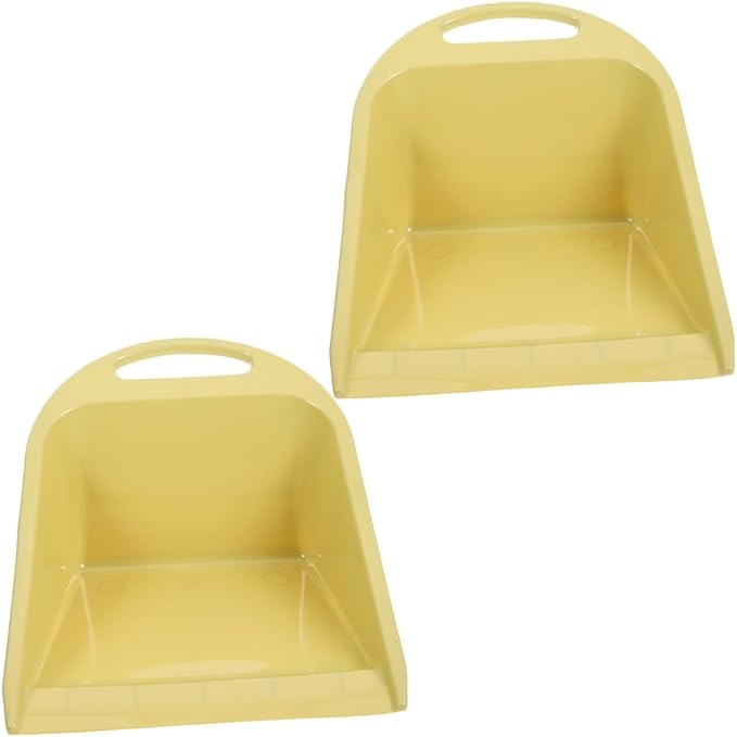 TOYANDONA 2pcs Handheld Dustpan Set Small Plastic Garbage Scooper by TOYANDONA