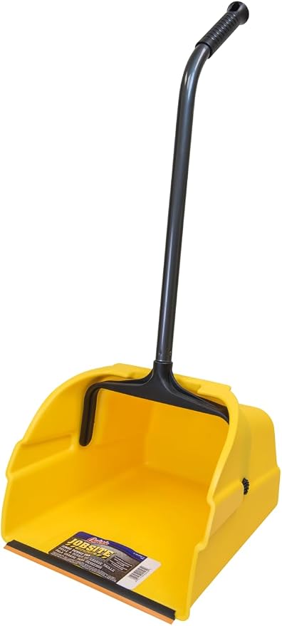 Quickie Debris Dustpan with Handle, Jumbo Debris Pan, Trash Collection by Quickie