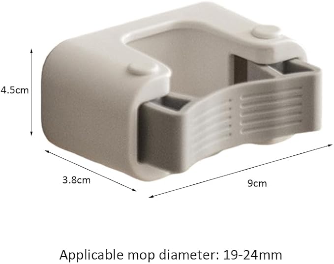 Broom Holder Wall Mount Mop and Command Broom Hanger Organizer Wall Mount Self - Image 7