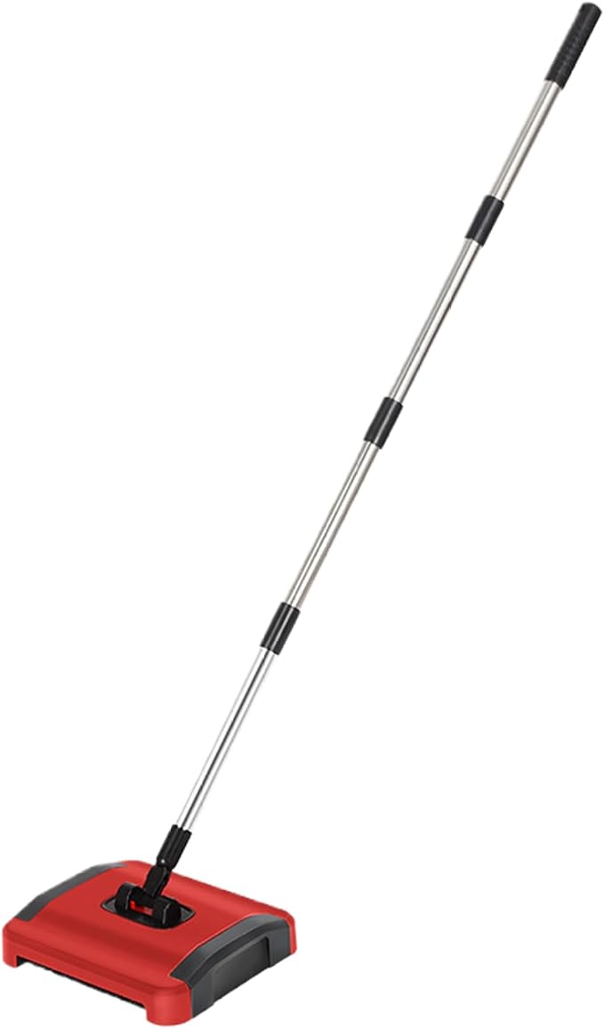 Carpet Sweeper Manual 3 Rolling Brushes Floor Sweeper Carpet Brush - Image 7
