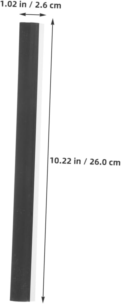4pcs Rubber Dustpan Edge Strips Replacement Lip Inserts - Image 2