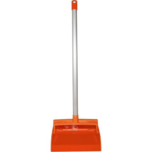 SPARTA Upright Dustpan with Aluminum Handle, Serrated Edge - Image 3