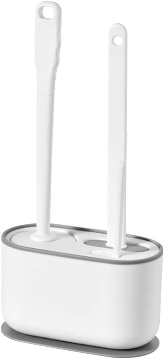 Toilet Brush Set, Bathroom Accessories, Toilet Bowl Cleaners, Deep Cleansing by MOUMOUTEN
