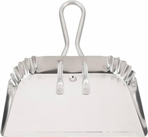 PRO SOURCE Super Scooper Handheld Aluminum Dustpan: 9" Handle - Image 3