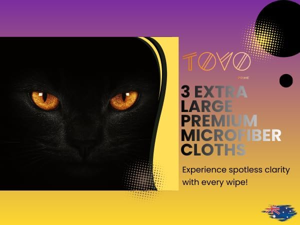 Extra Large Microfiber Screen Cleaning Cloths | 3 Packs | 12"x12", 230 GSM | - Image 2