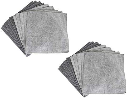 Stainless Steel Microfiber Cleaning Cloths, Attract Dust Like a Magnet by Sophisti-Clean