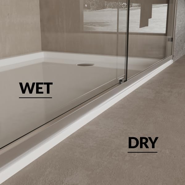56"-60" W x 72" H Double Sliding Shower Door - Image 5