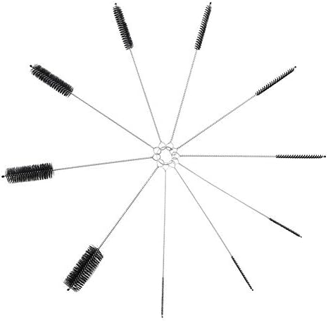 DECORA 10 Pieces Nylon Cleaning Bottle Brush Pipe Cleaning Brushes Tube Brushes - Image 5