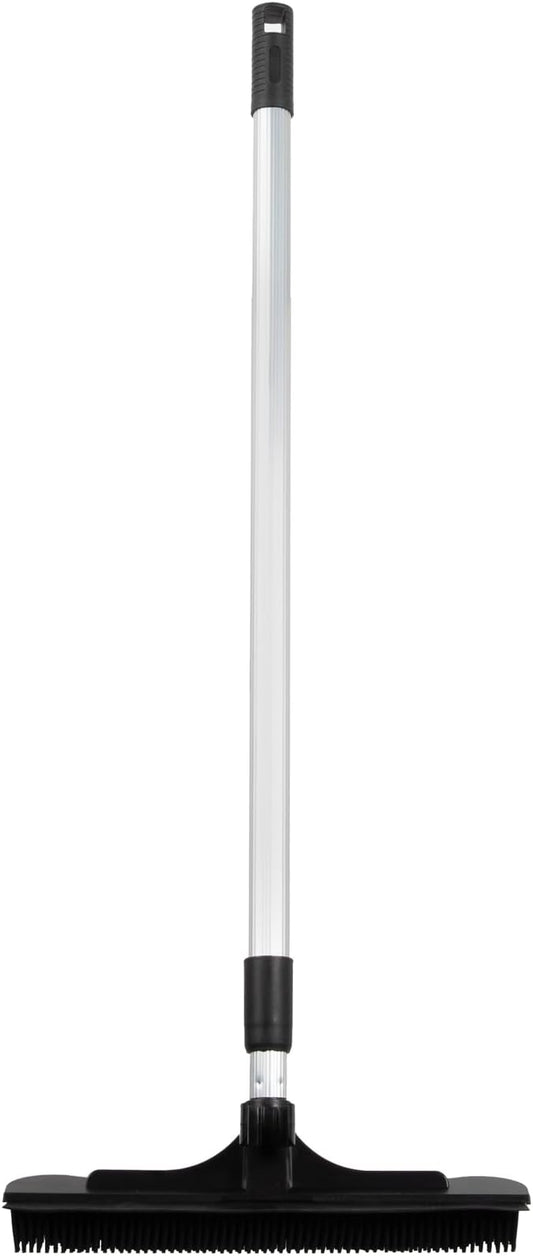 ForPro Extendable Salon Broom, Non-Scratch Rubber Bristles, Aluminum Handle by ForProProfessionalCollection
