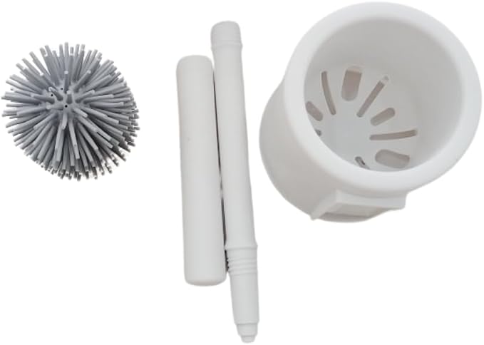 Ring King Toilet Ring Remover Silicone Toilet Brush and Holder Set| This - Image 2
