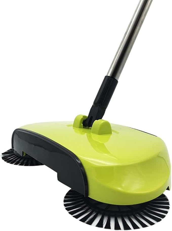 Hand Push Sweeper, Manual Sweeper, Carpet Sweeper, 360 Degree Rotating Floor Mop - Image 3