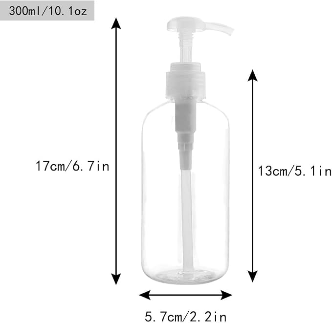 Yebeauty Soap Dispenser, 3 Pack 10oz/300ml Empty Refillable Pump Bottle Modern - Image 2