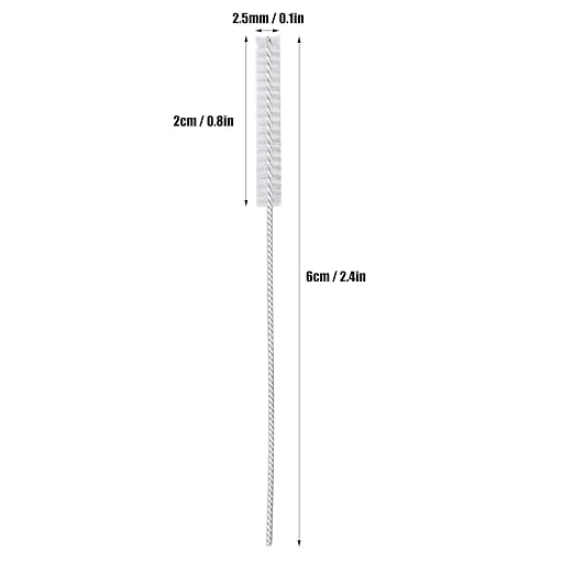 10 Pcs Hearing Aid Vent Tube Cleaning Brush, Professional Nylon Hair Hearing - Image 6