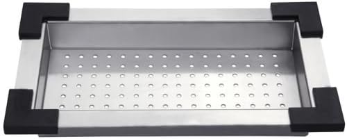 Kraus Stainless Steel Colander, 17 1/2" x 9 1/2" x 2 1/4" - Image 5