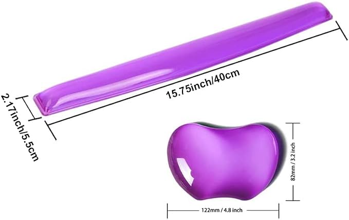 Silicone Gel Keyboard Wrist Rest Set Plus - Image 3
