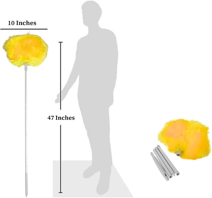 Evelots Ceiling Fan Blade Brush Cleaner - Image 2