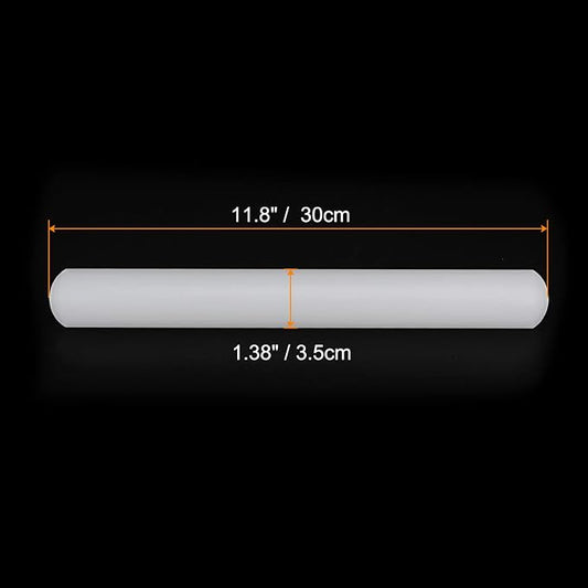 HARFINGTON Fondant Rolling Pin 12 Inch x 1.38 Inch PP Plastic Non-Stick Fondant - Image 2