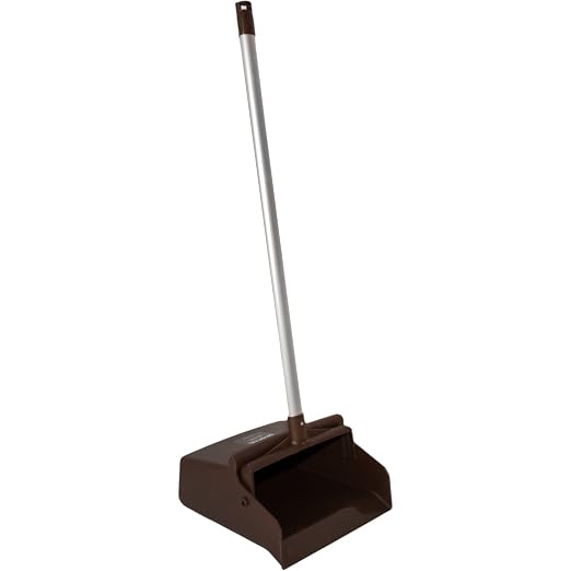 SPARTA Upright Dustpan with Aluminum Handle Serrated Edge by CarlisleFoodServiceProducts
