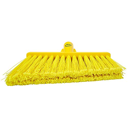 Vikan 29166 Flagged, Soft Angled Broom Yellow - Image 3