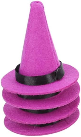 Mini Witch Hats and Mini Broom for Halloween Decorations Wizard Accessory for - Image 3