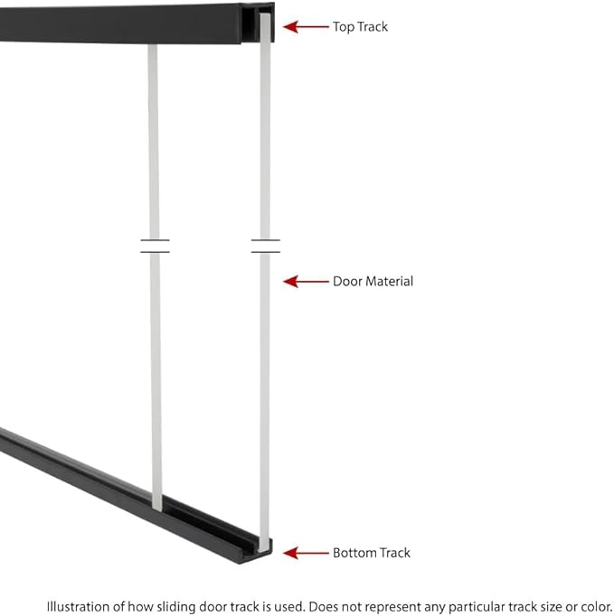 1/4" Panel Sliding Door Track - Image 6