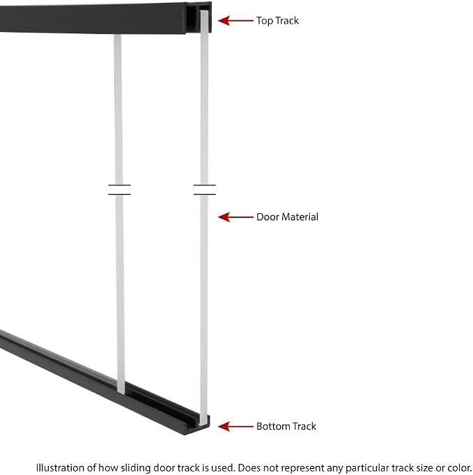 1/4" Panel Sliding Door Track - Image 6