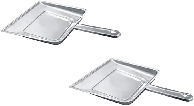 Stainless Steel Dust Pan Set 2, Cleaning Product by Unknown
