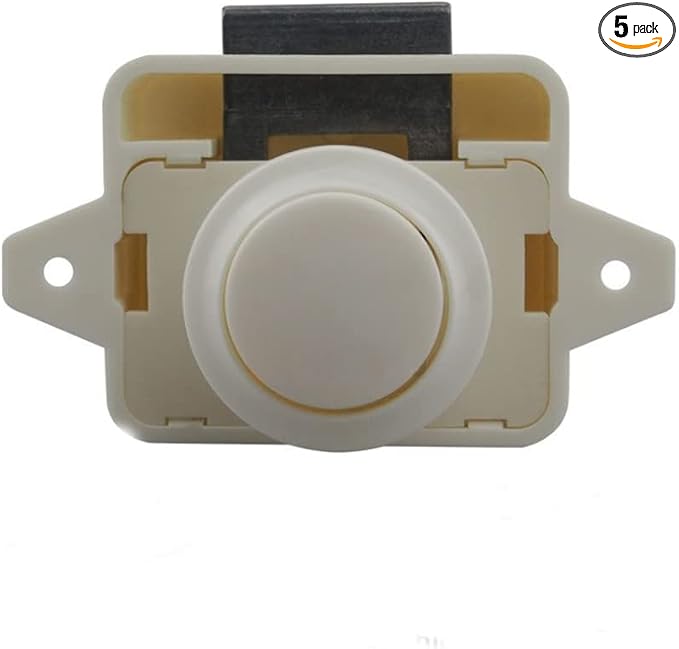 Encell Set of 5 Push Button Latch Cupboard by Encell