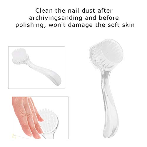 5pcs Soft Nail Dust Cleaning Brush Acrylic Gel Nail Art Powder Removal Brushes - Image 6