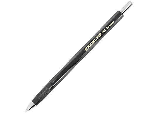 Excelta 264 Fiberglass Scratch Brush, Long Thin 5.25" Plastic Handle, 0.05" Tip by Excelta