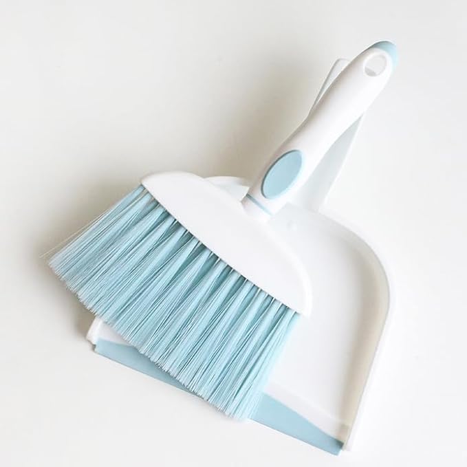 Hand Held Broom and Dustpan Set Mini Brush and Dustpan Set by ZEDACY