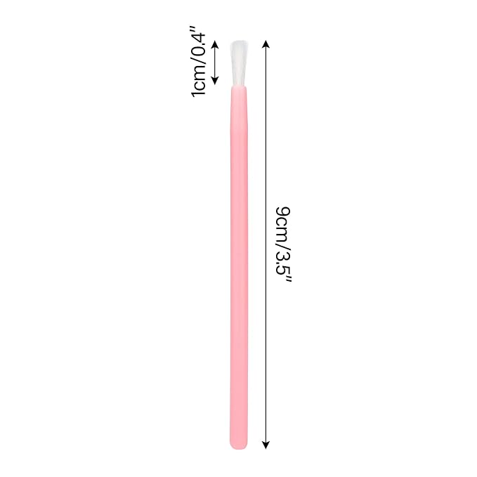 G2PLUS 100Pcs Lip Brush, Nylon Lipstick Gloss Applicator, Disposable Nail - Image 2